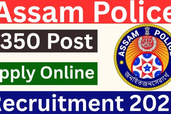 Assam Police Recruitment 2026 – 2350 SI, Constable, Driver, Safai Karmachari & Other Posts